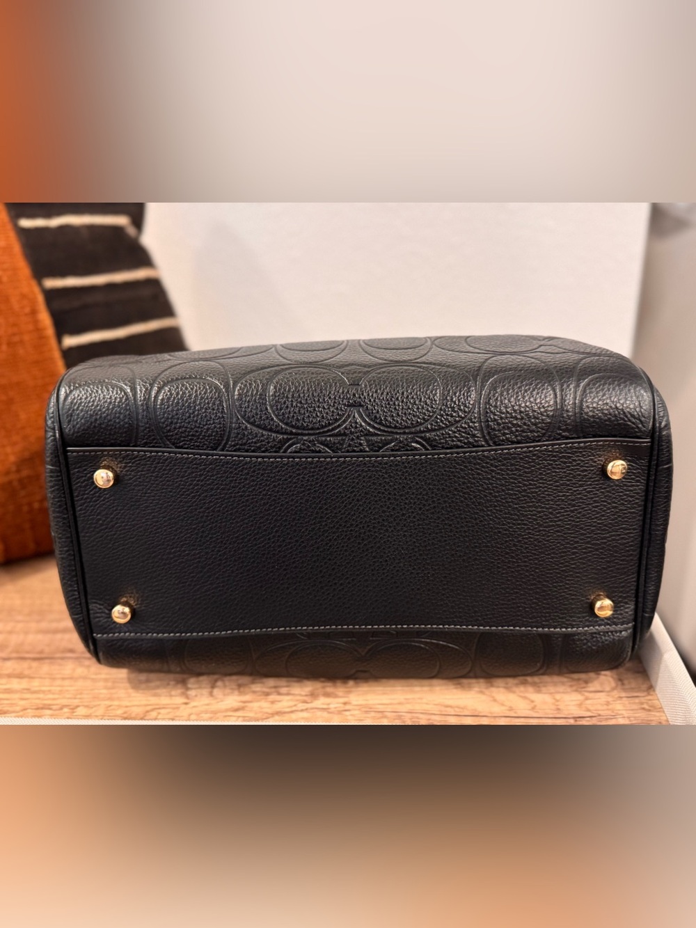 Coach Rowan Large Satchel in Signature Leather + Chain & Strap Set - Picture 3 of 9